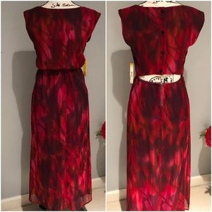 NWT Alice + Olivia Multi Color Maxi Dress